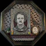 Edgar Allan Poe Dia de los Muertos inspired Shadowbox