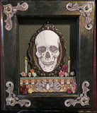 Human Skull Shadowbox