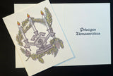 Latvian Candles Christmas Card