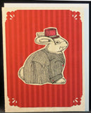 Vampire Easter Bunny Card