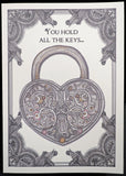 Padlock Heart and LOVE Keys