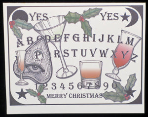 Ouija Spirits Christmas Card