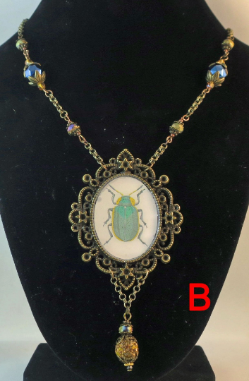 Beetle Necklace