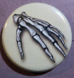 skeleton hand button magnet