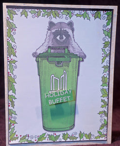 Toronto raccoon card stinking holidays