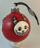 cat lady ornament