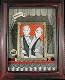 Dia de los Muertos themed tribute to sideshow stars Chang and Eng Bunker