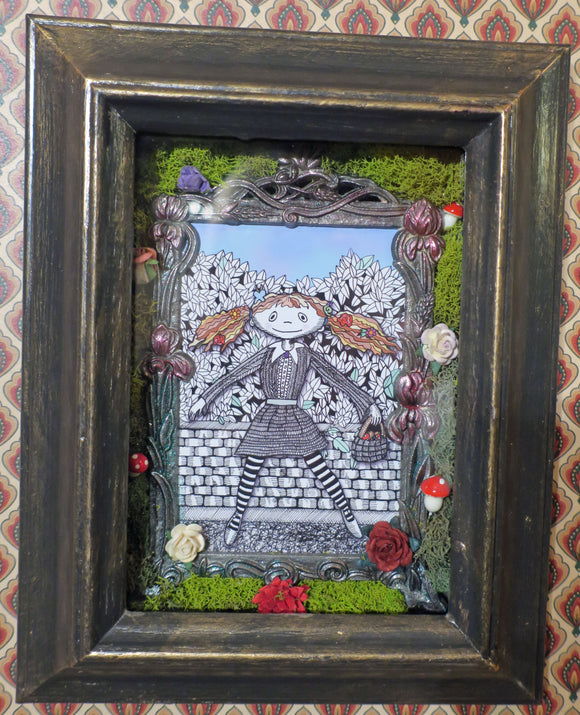 Forest Girl Shadowbox