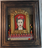 Frida Khalo Dia de los Muertos Shadowbox Tribute
