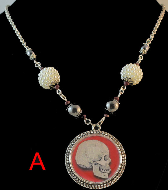 Human Skull Necklace