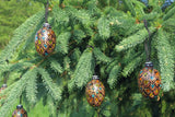 pine cone ornament with eyes