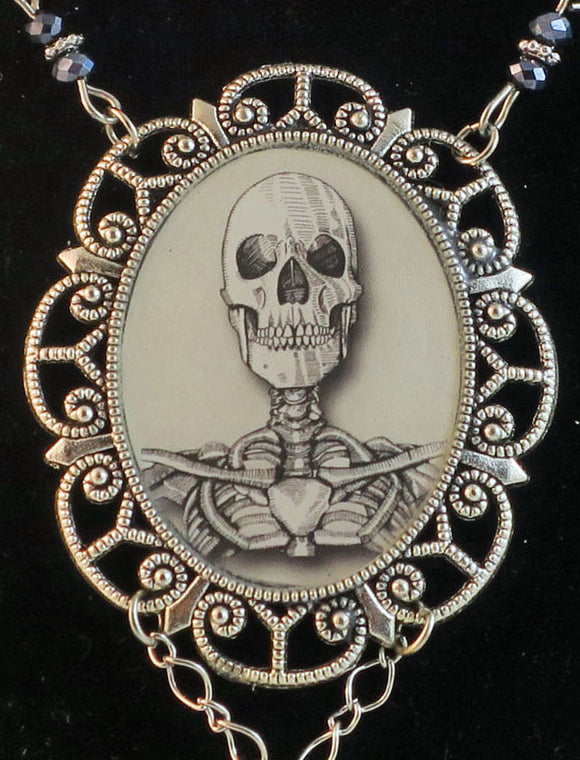 Skull and Ribs Necklace
