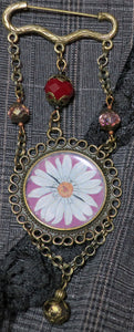 Daisy Pendant Pin