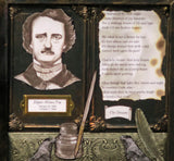 Edgar Allan Poe Shadowbox with The Dream poem