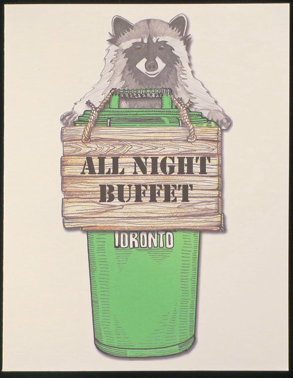 All Night Buffet Toronto Raccoon