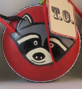 Toronto raccoon ornament stinking holidays