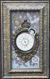 Time raven bat watch compass shadowbox