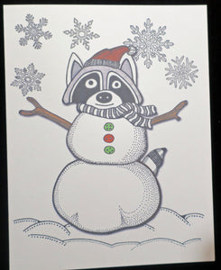 Snow Raccoon
