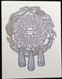 Wreath / Latvian Pin