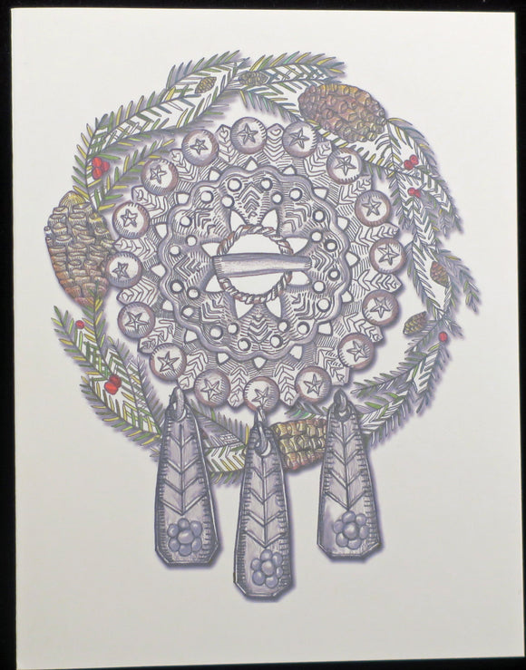 Wreath / Latvian Pin